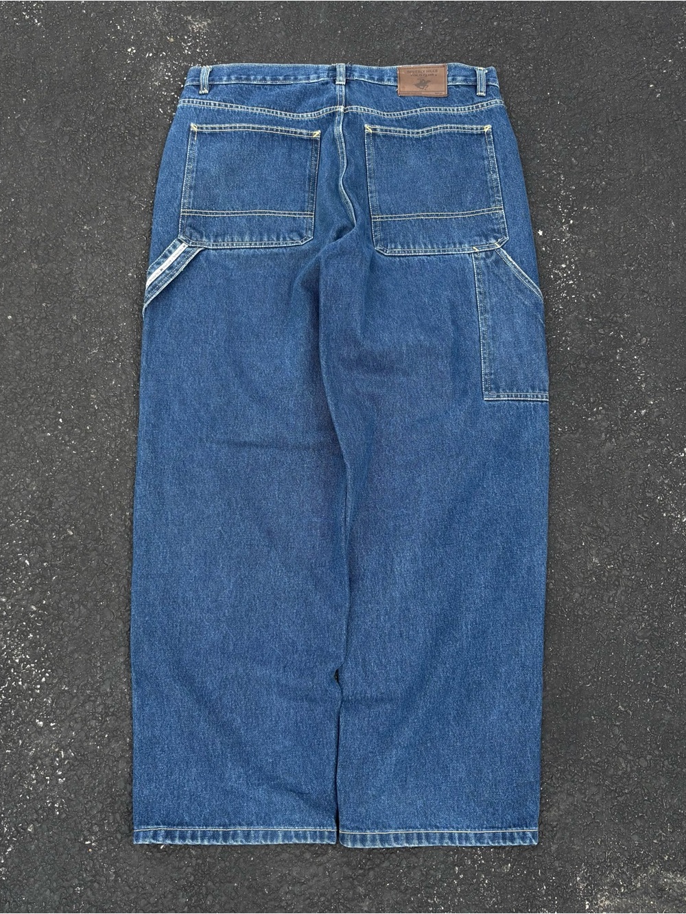Beverly Hills Polo Club Men’s Relaxed Blue Denim Jeans